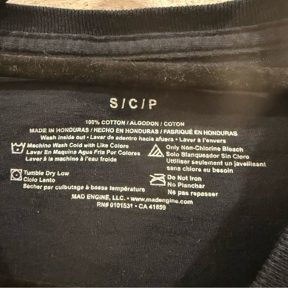 Star Wars Classic Horror Beware Of The Empire Darth Vader T Shirt Men Sz S - Picture 3 of 3